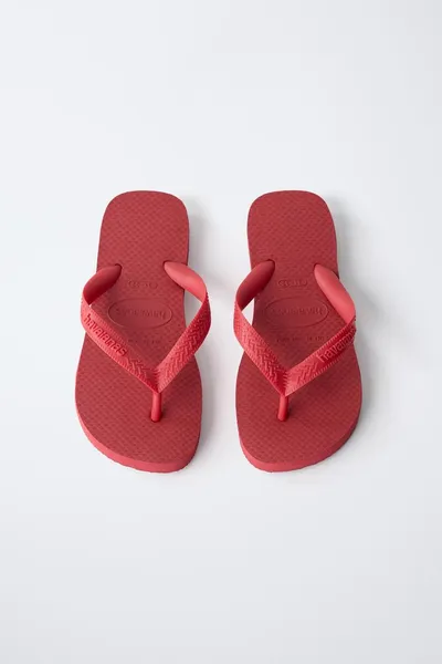 HAVAIANAS ® x ZARA сандалии, Красный — фото 5