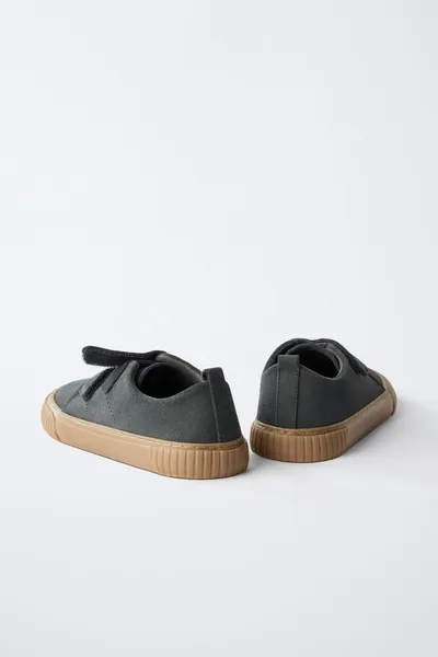Кроссовки barefoot с кожаным ремешком, Тёмно-синий — фото 8