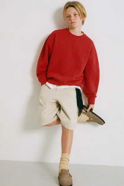 STORIESZ — SPLIT SUEDE CLOGS, SAND BROWN, натуральная коровья кожа, спилковая замша — фото 2
