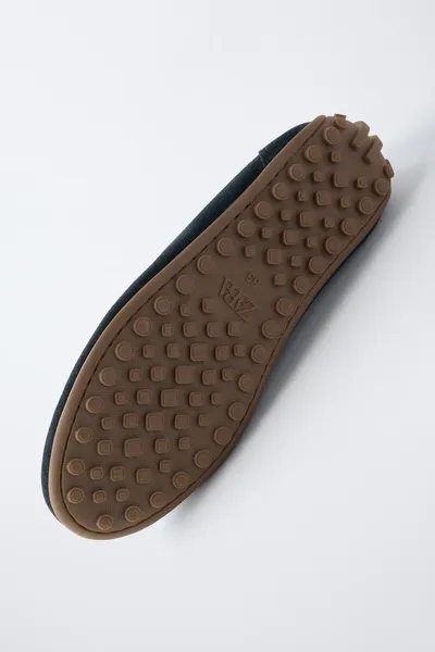 Лоферы SPLIT SUEDE, Тёмно-синий — фото 7