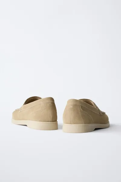 Кожаные деки, SAND BROWN, натуральная кожа — фото 5