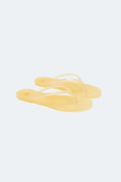 Сандалии LIMITED EDITION JELLY FLAT, Сандалии Jelly на плоской подошве с ремешком на большом пальце и закруглённым носком. Высота подошвы: 1 см / 0,3 дюйма. — фото 3