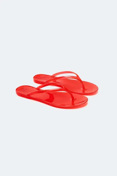 Сандалии LIMITED EDITION JELLY FLAT, Оранжевый — фото 3
