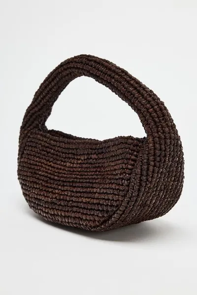 Сумка RAFFIA, Коричневый, рафия — фото 4