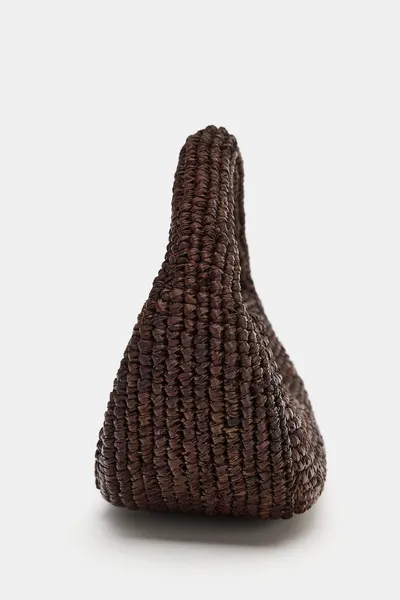 Сумка RAFFIA, Коричневый, рафия — фото 5