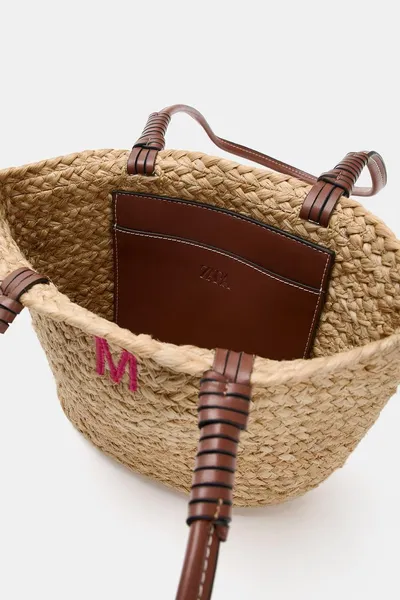 Джутовая мини-сумка TOTE, Лёгкая, джут — фото 6