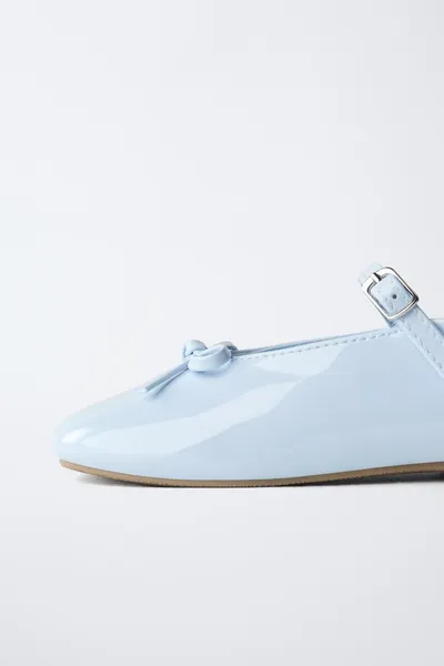 Балетки SLINGBACK с бантом, Синий — фото 6