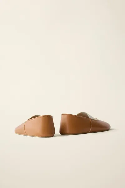 CARAMEL LONDON© кожаные балетки, Коричневый, кожа — фото 6