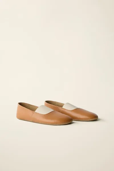 балетки caramel london x zara коричневые