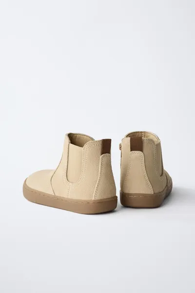 Ботинки BAREFOOT из кожи, SAND BROWN — фото 7