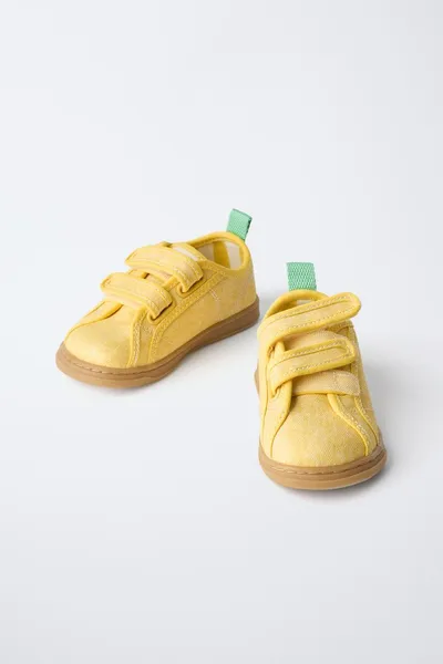 Кроссовки BAREFOOT, Жёлтый, 90% хлопок — фото 7