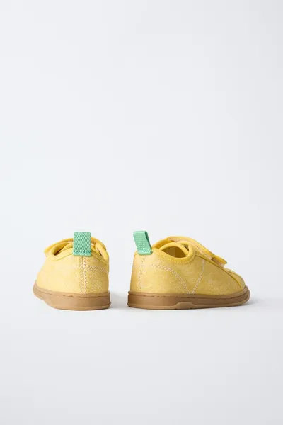 Кроссовки BAREFOOT, Жёлтый, 90% хлопок — фото 8