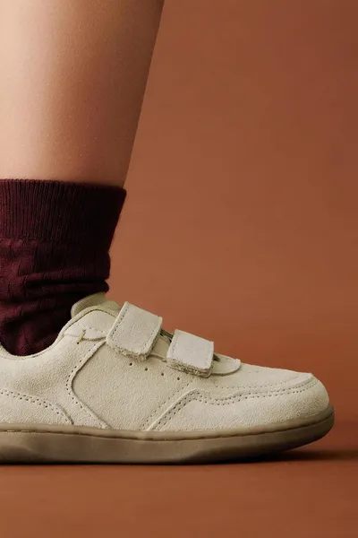 Кроссовки LEATHER BAREFOOT STRAP, SAND BROWN, 100% натуральная кожа — фото 2
