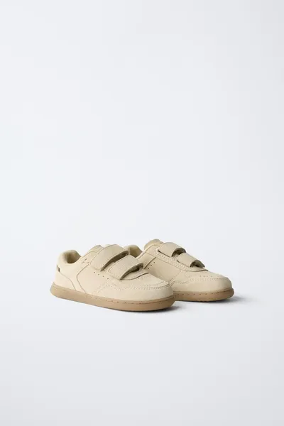 Кроссовки LEATHER BAREFOOT STRAP, SAND BROWN, 100% натуральная кожа — фото 4