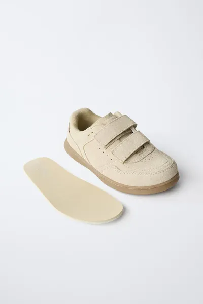 Кроссовки LEATHER BAREFOOT STRAP, SAND BROWN, 100% натуральная кожа — фото 6