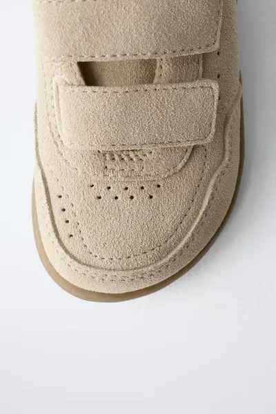 Кроссовки LEATHER BAREFOOT STRAP, SAND BROWN, 100% натуральная кожа — фото 7