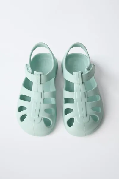 BAREFOOT CAGE Сандалии, MINT GREEN — фото 4
