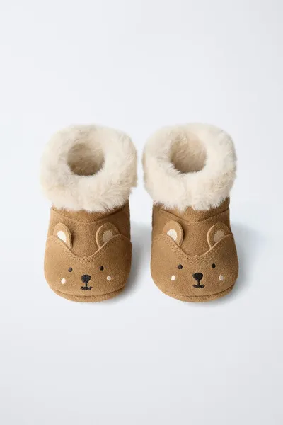 Ботинки ANIMAL PRINT с подкладкой, Коричневый, 80% коровьей кожи, подкладка из искусственного меха — фото 7
