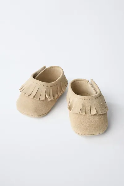 Кожаная обувь, SAND BROWN, натуральная коровья кожа, овчина — фото 3