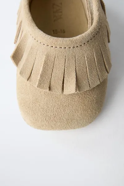 Кожаная обувь, SAND BROWN, натуральная коровья кожа, овчина — фото 4