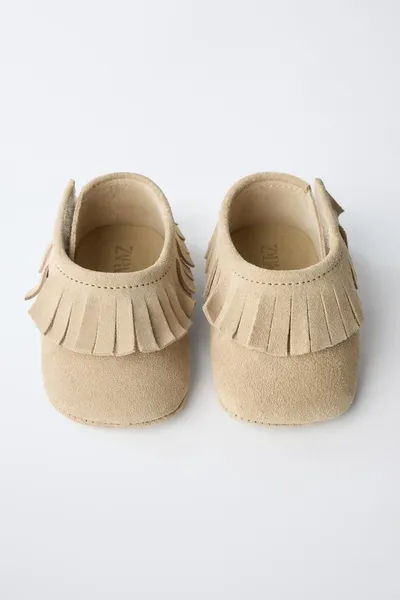 Кожаная обувь, SAND BROWN, натуральная коровья кожа, овчина — фото 5