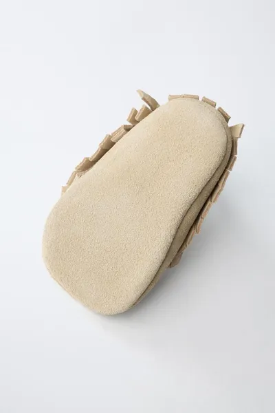 Кожаная обувь, SAND BROWN, натуральная коровья кожа, овчина — фото 6