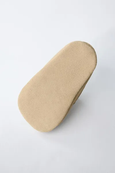 Лоферы из кожи, SAND BROWN, замша коровьей кожи, кожа коровы — фото 4