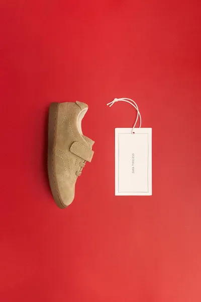 Кожаные кроссовки, SAND BROWN, натуральная кожа, замшевая отделка, резиновая подошва — фото 8