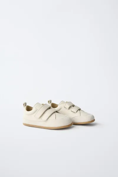 BAREFOOT кожаные кроссовки, SAND BROWN, кожа — фото 2