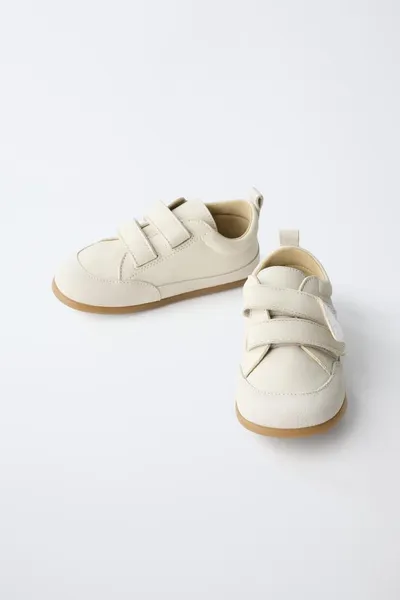 BAREFOOT кожаные кроссовки, SAND BROWN, кожа — фото 6