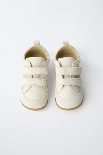 BAREFOOT кожаные кроссовки, SAND BROWN, кожа — фото 8