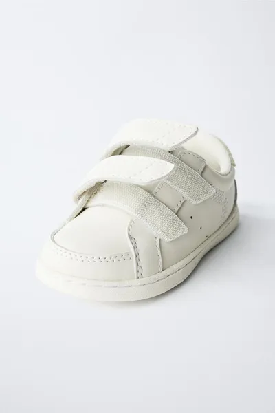 Кожаные кроссовки BAREFOOT STRAP, Белый, 100% натуральная кожа — фото 5