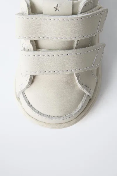 Кожаные кроссовки BAREFOOT STRAP, Белый, 100% натуральная кожа — фото 8