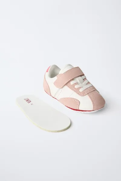 Кроссовки BAREFOOT, Розовый, кожа — фото 4