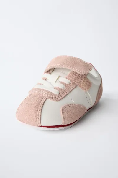 Кроссовки BAREFOOT, Розовый, кожа — фото 6