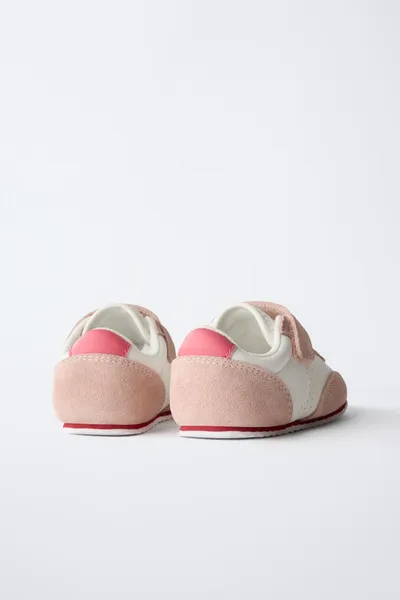 Кроссовки BAREFOOT, Розовый, кожа — фото 7
