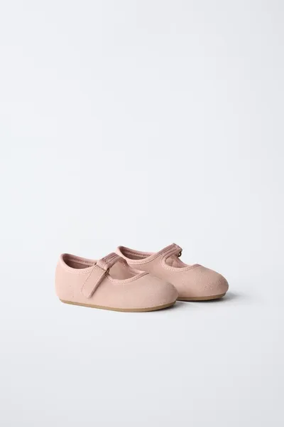 Балетки BAREFOOT из кожи, Розовый, 100% натуральная кожа — фото 2