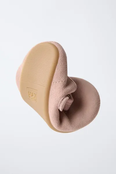 Балетки BAREFOOT из кожи, Розовый, 100% натуральная кожа — фото 3