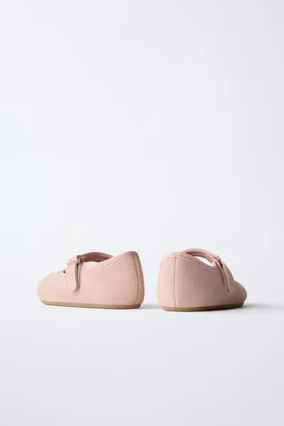 Балетки BAREFOOT из кожи, Розовый, 100% натуральная кожа — фото 7