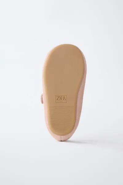 Балетки BAREFOOT из кожи, Розовый, 100% натуральная кожа — фото 8