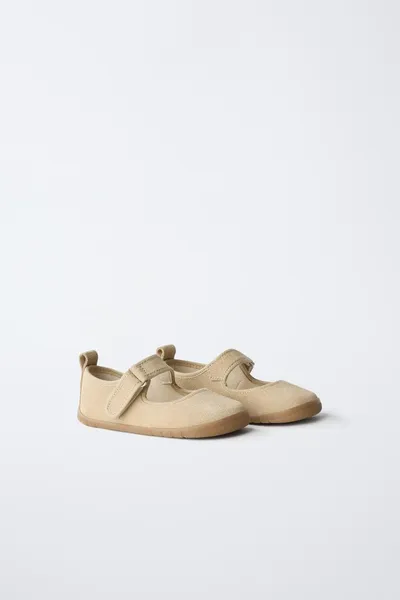 BAREFOOT кожаные балетки, SAND BROWN, натуральная коровья кожа — фото 2