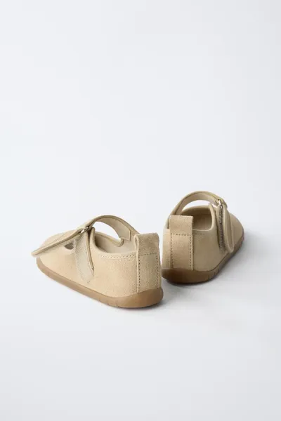 BAREFOOT кожаные балетки, SAND BROWN, натуральная коровья кожа — фото 7
