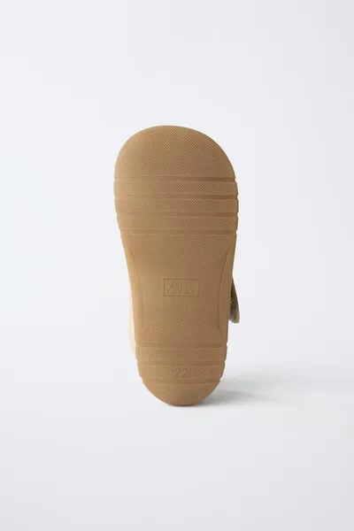 BAREFOOT кожаные балетки, SAND BROWN, натуральная коровья кожа — фото 8