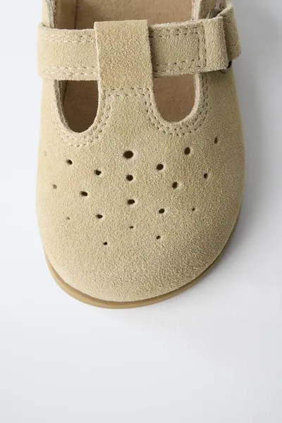 Клоги BAREFOOT из кожи, SAND BROWN — фото 4