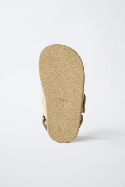 Клоги BAREFOOT из кожи, SAND BROWN — фото 7