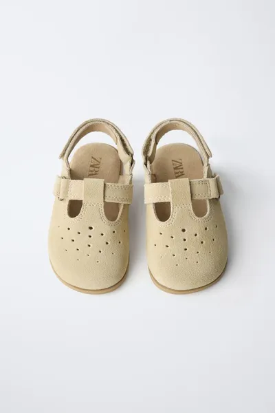Клоги BAREFOOT из кожи, SAND BROWN — фото 8