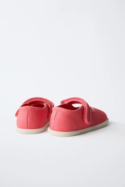 Хлопковые балетки COTTON BAREFOOT MARY JANES, Фуксия — фото 7