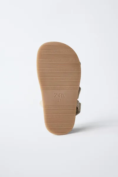 Сандалии BAREFOOT LEATHER с двумя ремешками, SAND BROWN, кожа — фото 7
