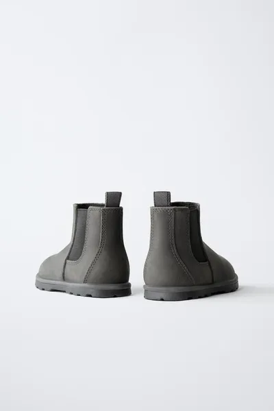 Кожаные ботинки BAREFOOT, ANTHRACITE GREY, 80 % коровьей кожи — фото 7