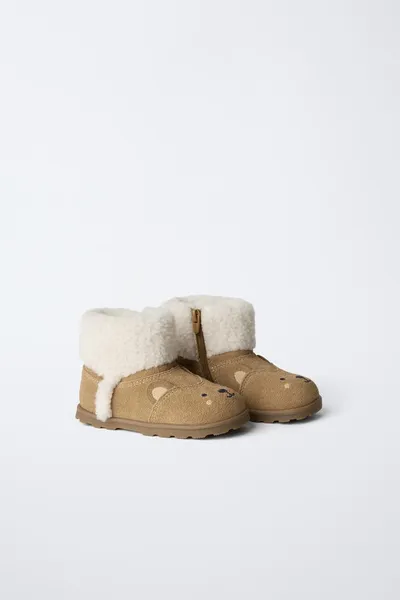 Ботильоны BAREFOOT с подкладкой, Коричневый — фото 3